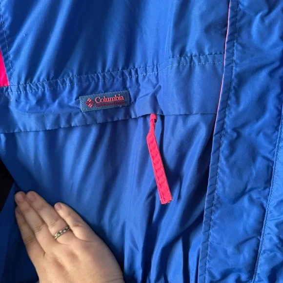 Vintage Columbia Sportswear Nylon Outerwear Large Radial Sleeve Windbreaker Ski - Picture 6 of 16